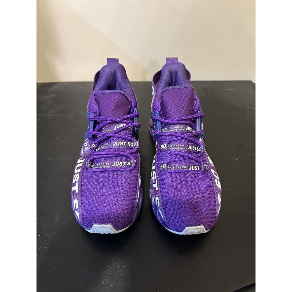 JUST SO SO‎ Purple Trainer Sneakers Women's Shoes Athletic Shoes Size 38